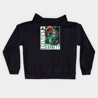 Kevin Garnett The Big Ticket Basketball Signature Vintage Retro 80s 90s Bootleg Rap Style Kids Hoodie